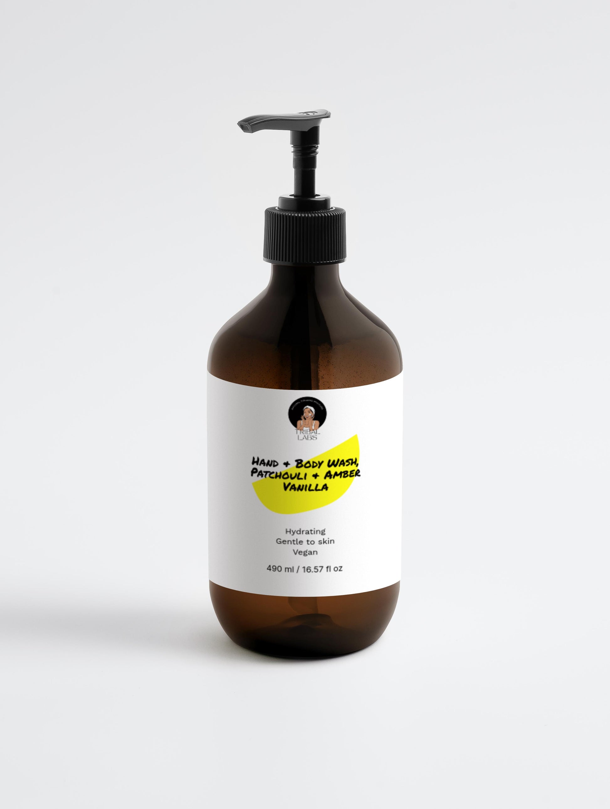 Hand & Body Wash, Patchouli & Amber Vanilla